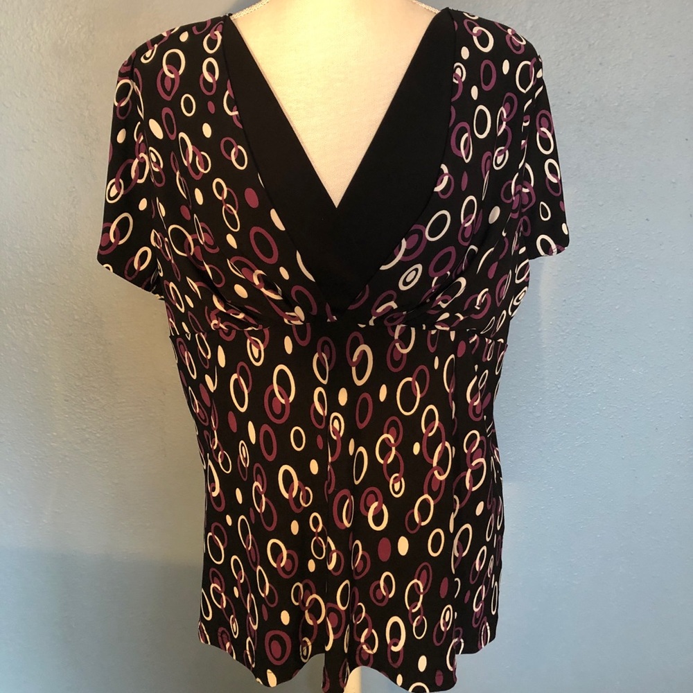 WOMEN'S  SIZE 2X CAP SLEEVE BLOUSE